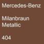 Preview: Mercedes-Benz, Milanbraun Metallic, 404.